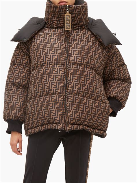 fendi puffer jacket women's|fendi puffer jacket reversible.